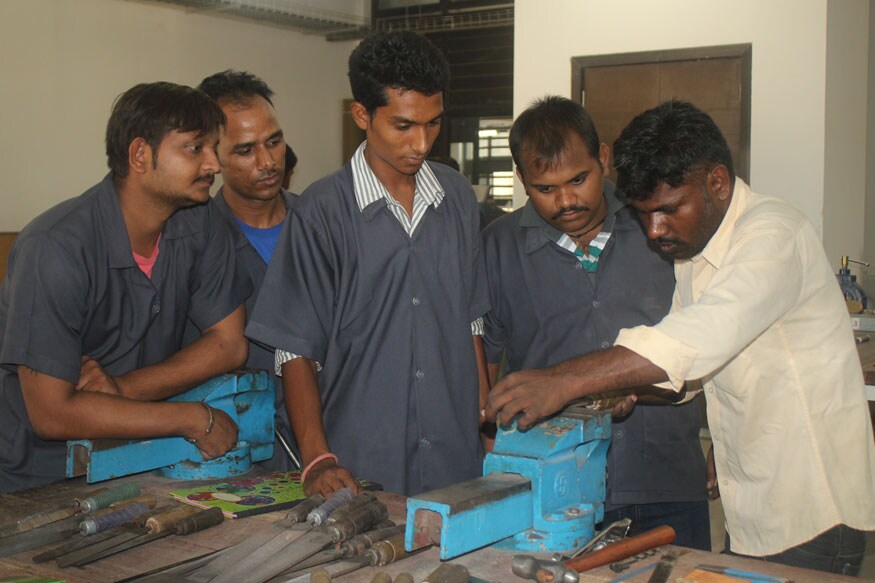 IIT Gandhinagar Gives Lessons in Carpentry and Plumbing to People of