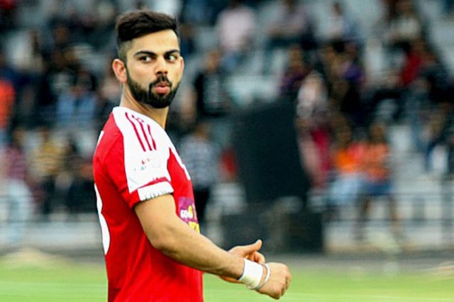 Virat Kohli plays in the Celebrity Clasico 2016 charity football match. (Photo Credit: Getty Images)
