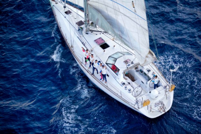INS Mhadei Women Crew Complete Maiden Open Ocean Voyage