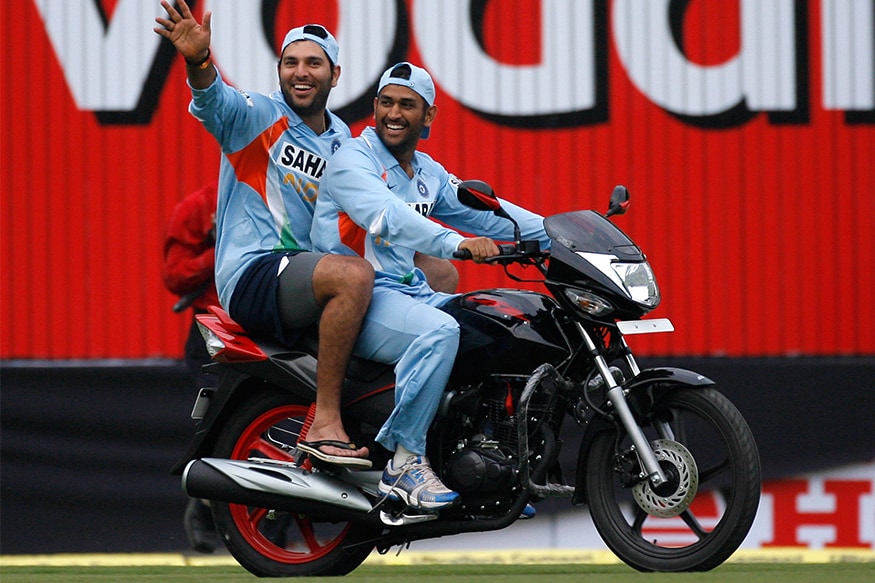 Image result for dhoni riding bikes