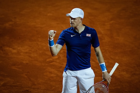 Kyle Edmund of Great Britain reacts during the match. (Photo Credit: Getty Images)
Kyle Edmund of Great Britain reacts during the match. (Photo Credit: Getty Images)