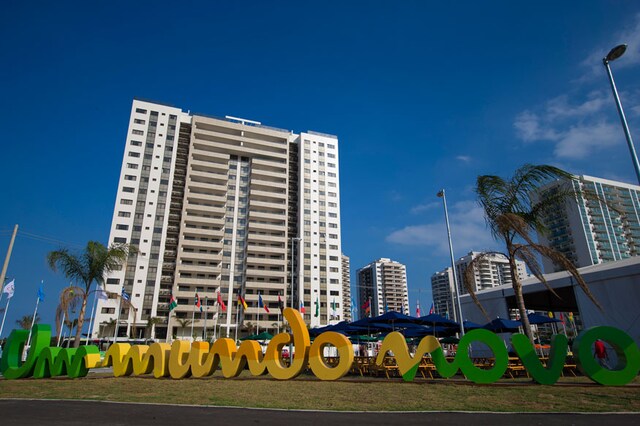 A general view of the Olympic and Paralympic Village for the 2016 Rio Olympic Games in Barra da Tijuca.  (Photo Credit: Getty Images)
