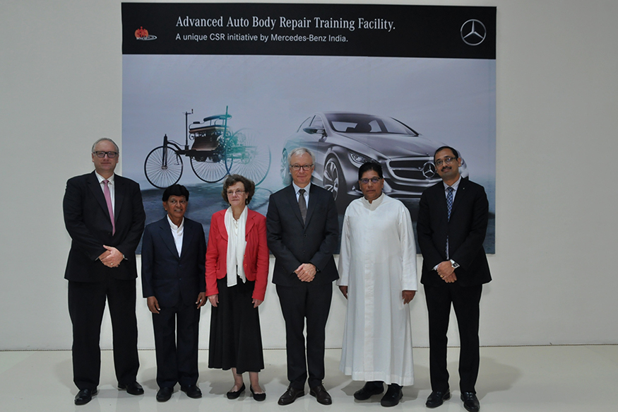 MercedesBenz Launches Auto Body Repair Training Centre in India News18