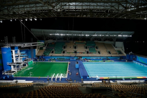 Rio 16 Green Not Blue The Color Of Swimming Pool At Olympics
