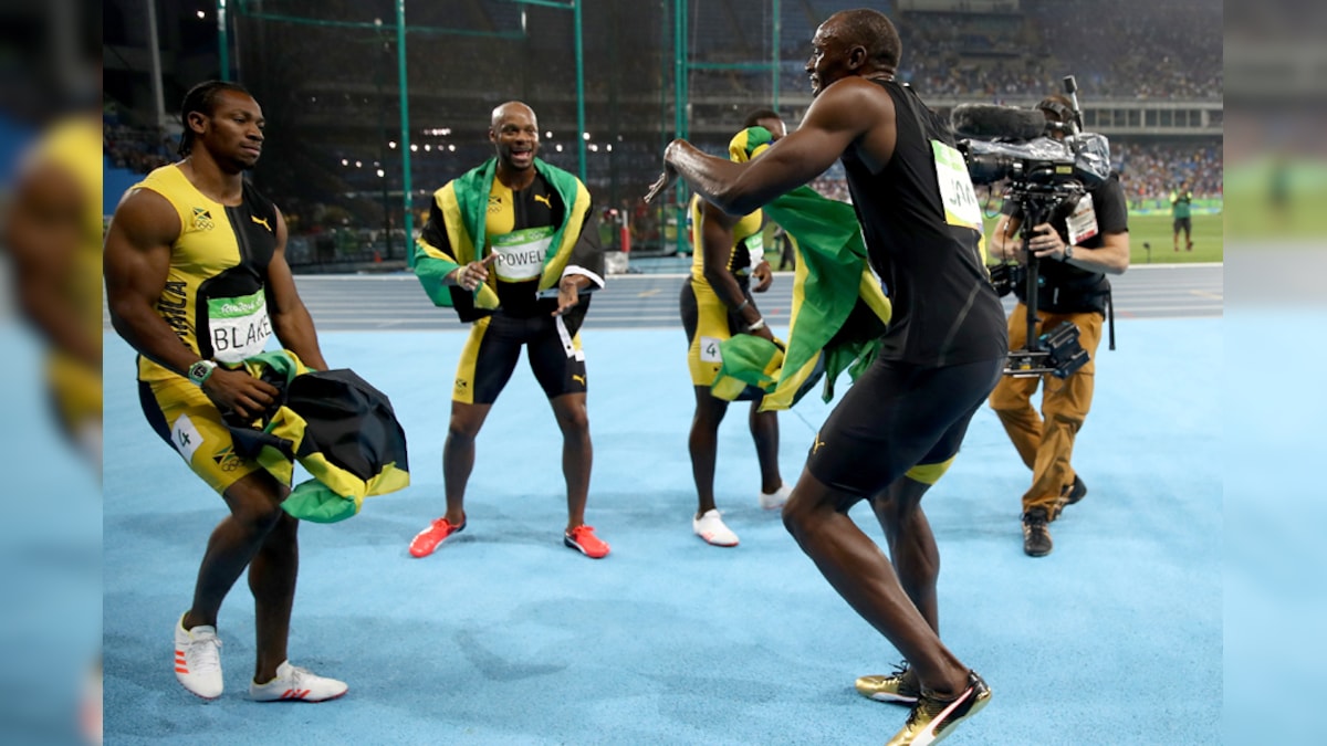 Rio 2016 Usain Bolt Completes Golden Hat Trick With Jamaica S 4x100m Win News18