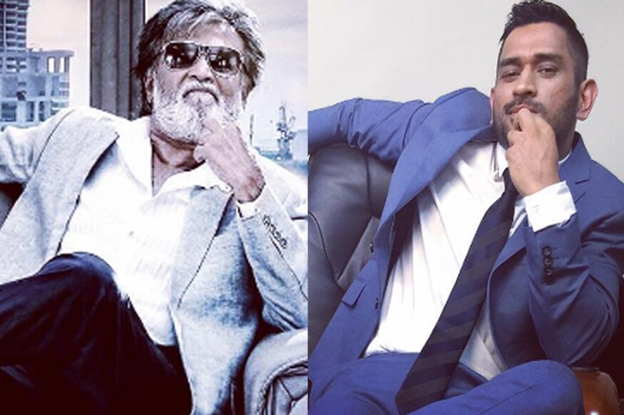 dhoni rajinikanth