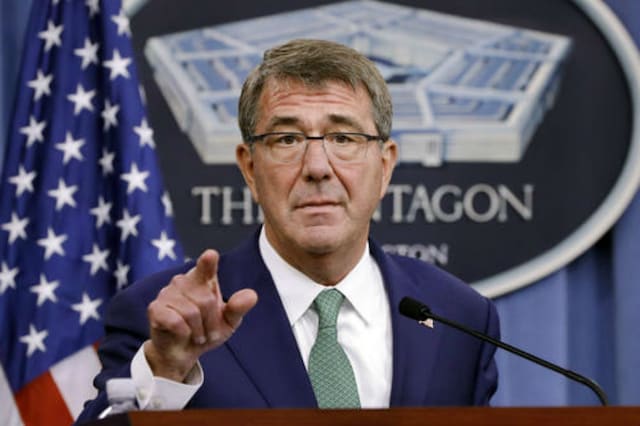 In this Aug. 29, 2016, file photo, Defense Secretary Ash Carter appears at a news conference at the Pentagon. (Photo: AP)