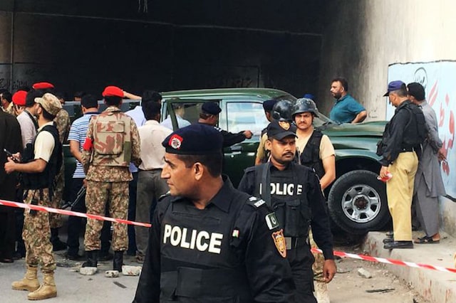File photo of Pakistan police.