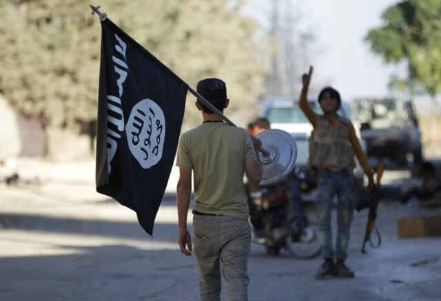 Syrian rebels seize "doomsday" village where Islamic State promised final battle
MIDEAST-CRISIS-SYRIA-DABIQ
A rebel fighter takes away a flag that belonged to Islamic State militants in Akhtarin village, after rebel fighters advanced in the area, in northern Aleppo Governorate
1 of 1 Items
A rebel fighter takes away a flag that belonged to Islamic State militants in Akhtarin village, after rebel fighters advanced in the area, in northern Aleppo Governorate, Syria,  (Reuters)