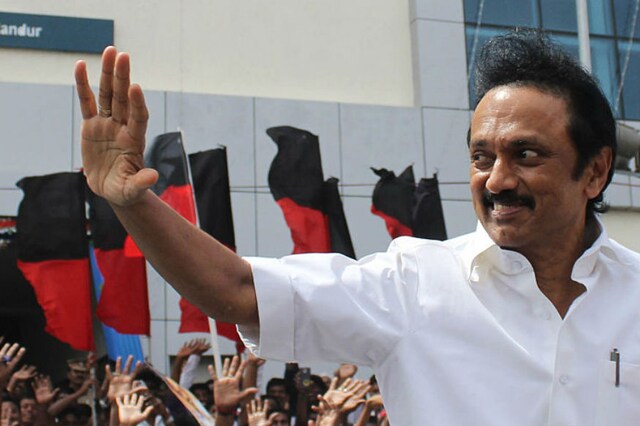 A file picture of DMK Treasurer M K  Stalin. (Photo: Getty Images)