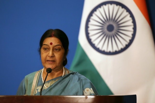 File photo of External Affairs Minister Sushma Swaraj. 