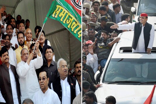 Uttar Pradesh Chief minister Akhilesh Yadav waves at supporters during his Vikas Rath Yatra that was flagged off by Mulayam Singh Yadav in Lucknow (file Photo: PTI) Uttar Pradesh Chief minister Akhilesh Yadav waves at supporters during his Vikas Rath Yatra that was flagged off by Mulayam Singh Yadav in Lucknow (file Photo: PTI)