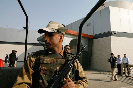 A jawan from the Central Industrial Security Force (CISF) (Image: Reuters) A jawan from the Central Industrial Security Force (CISF) (Image: Reuters)