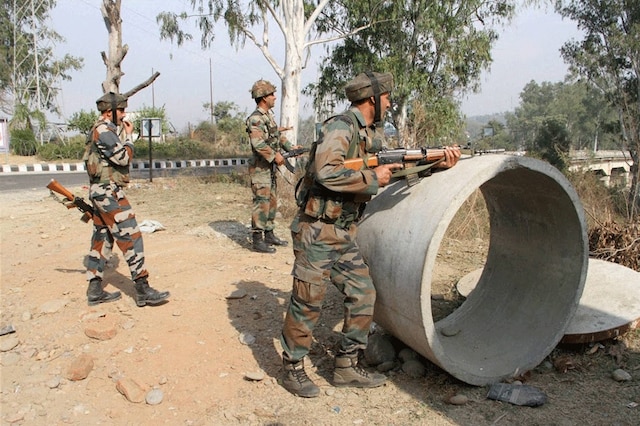 Terrorists mounted a fidayeen style attack at an Army camp in Nagrota on the outskirts of Jammu. (File photo: PTI)