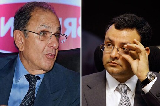File images of Nusli Wadia and Cyrus Mistry. 