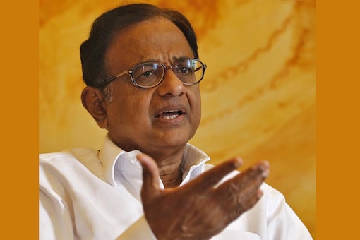 File photo of former finance minister P Chidambaram. (Image: Reuters)