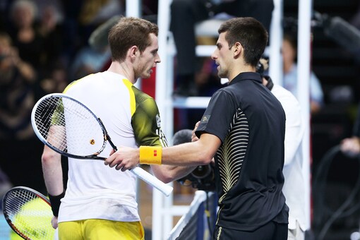 Andy Murray and Novak Djokovic. (Image credit: Getty Images)
