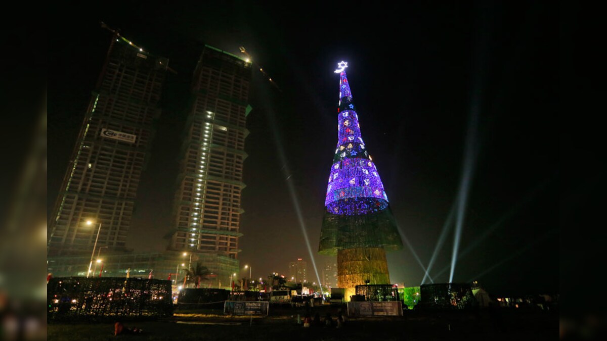 Sri Lanka Claims World's Tallest Artificial Christmas Tree