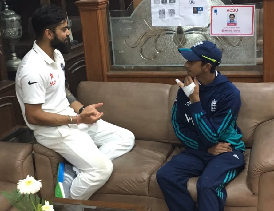 Haseeb Hameed Reveals Details of Conversation with Virat Kohli