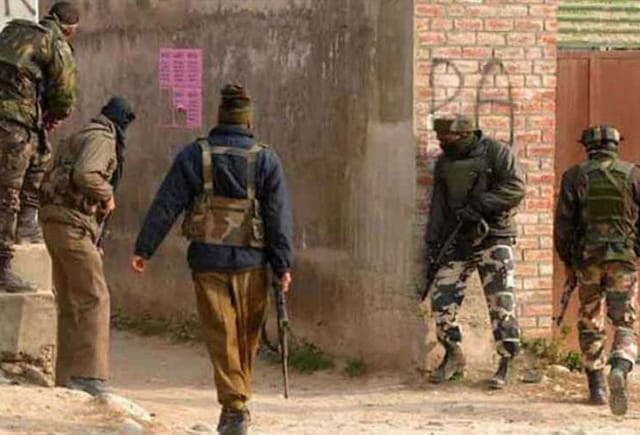 A file photo of an encounter in Jammu and Kashmir.