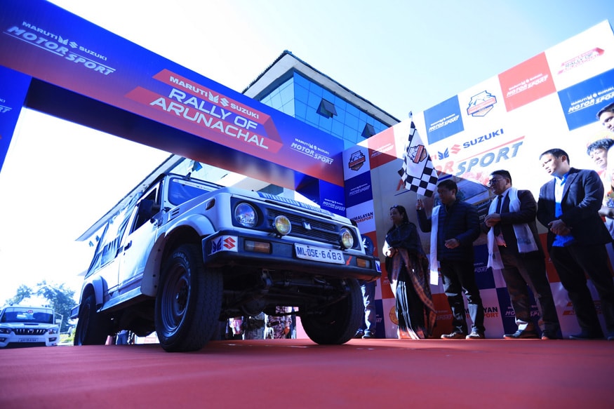 Maruti Suzuki Rally of Arunachal Flagged Off by CM Khandu From Itanagar
