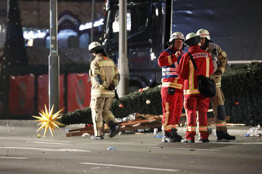 In Pics: Berlin Truck Rams Into Christmas Market; Kills 12, Injures 48