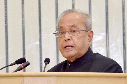 File photo of former President Pranab Mukherjee. (PTI)