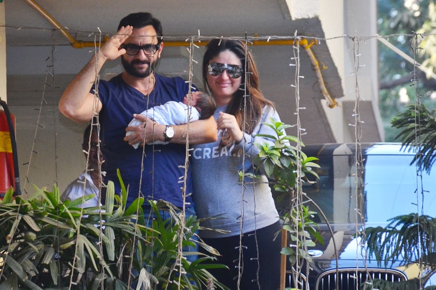 Here are Kareena, Saif's First Photos With Baby Taimur As They Arrive Home