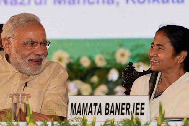 A file image of Prime Minister Narendra Modi and West bengal CM Mamata Banerjee