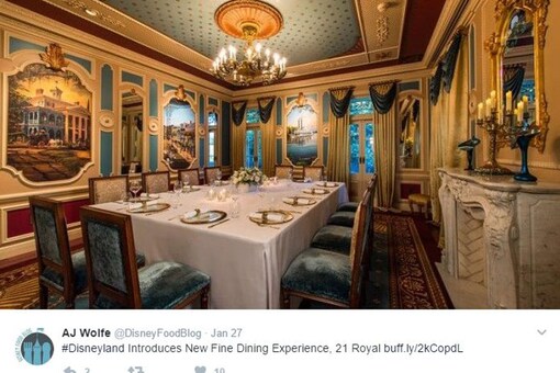 21 Royal at Disneyland (Photo courtesy: AFP Relaxnews/ Twitter/ Disneyfoodblog)