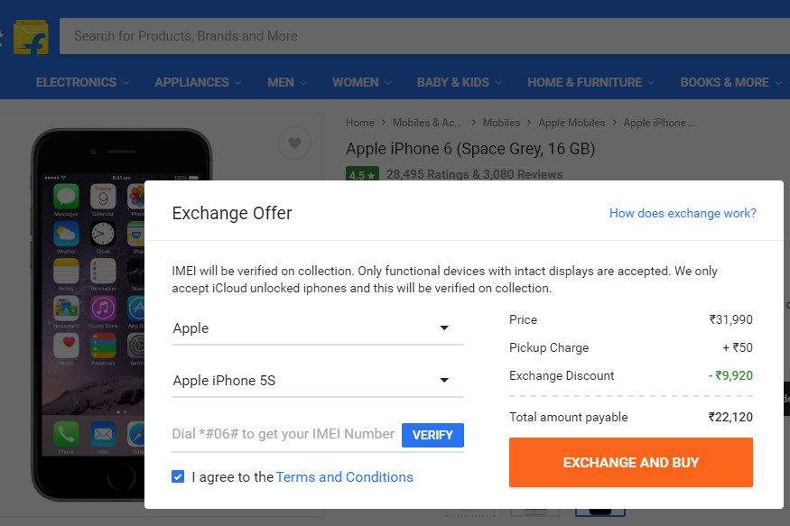 Still Using Apple Iphone 5s Buy Iphone 6 For Rs 22 1 From Flipkart