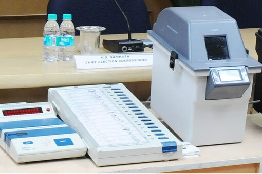 EVMs with Voter-Verified Paper Audit Trail (VVPAT) is being used for the first time. 