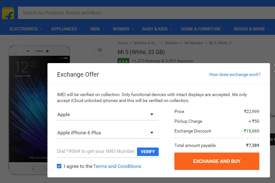 Flipkart, Xiaomi, Mi5