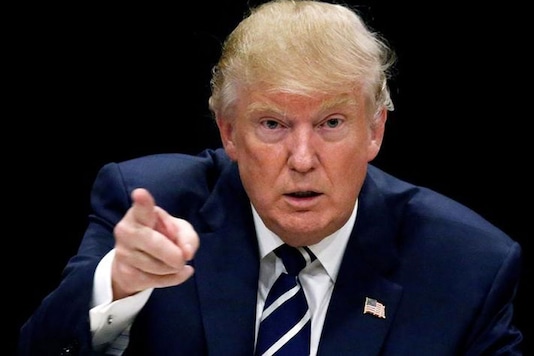 Trump issued the warning during a briefing on opioid addiction at his golf course in Bedminster, New Jersey. Trump issued the warning during a briefing on opioid addiction at his golf course in Bedminster, New Jersey.