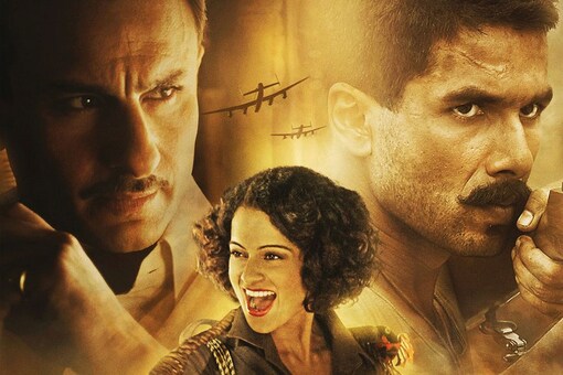 A poster of Rangoon. 