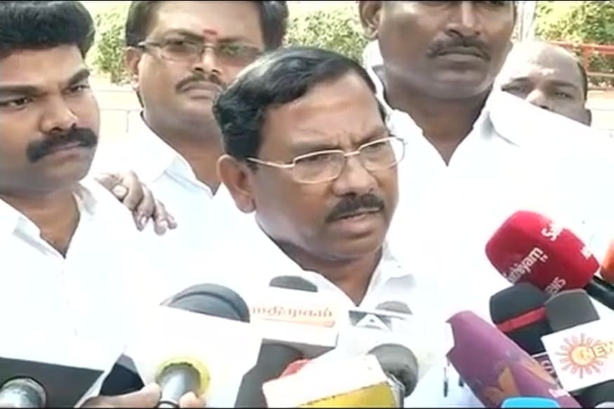 Tamil Nadu Education Minister Pandiarajan Joins Panneerselvam