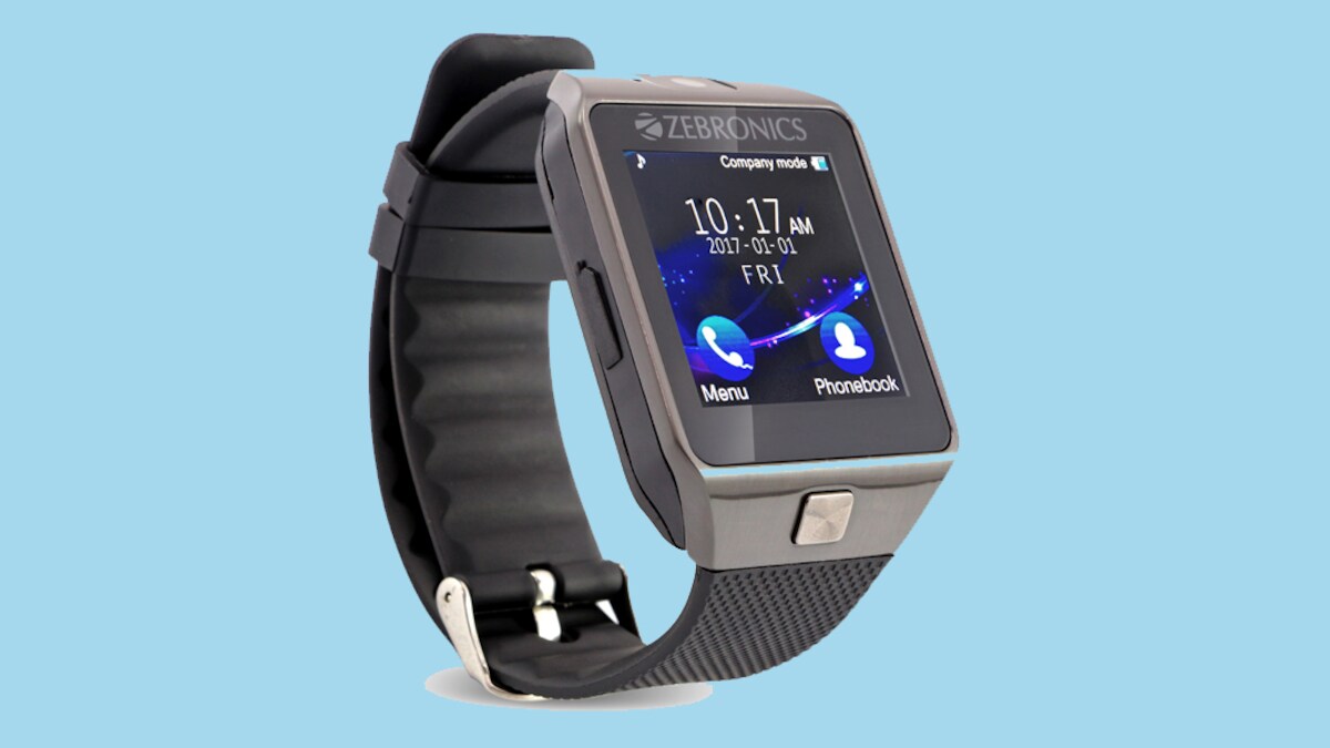 Zebronics Launches Smartwatch 'Smart Time 100' With a Builtin Camera