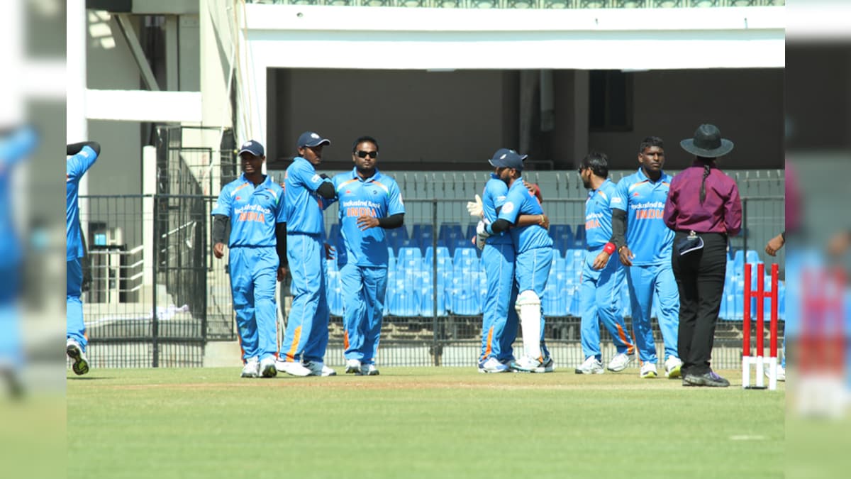 Blind Cricket World Cup India Beat Pakistan By 2 Wickets To Lift Title News18 1927