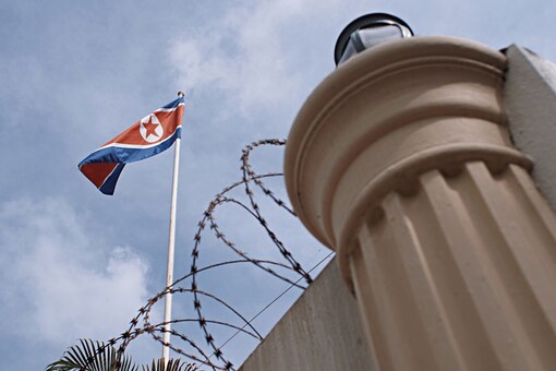 North Korean flag. (Image for Representation / Getty Images)