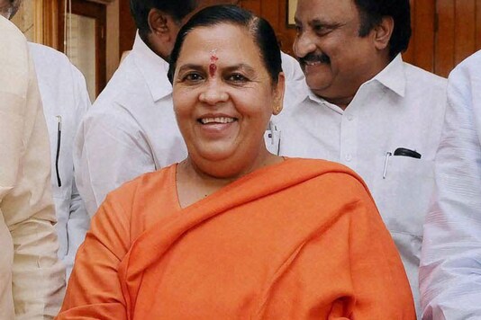 File picture of BJP leader Uma Bharti. 