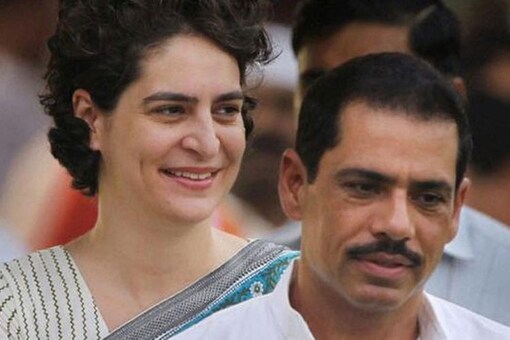 File photo of Priyanka Gandhi and Robert Vadra. 
