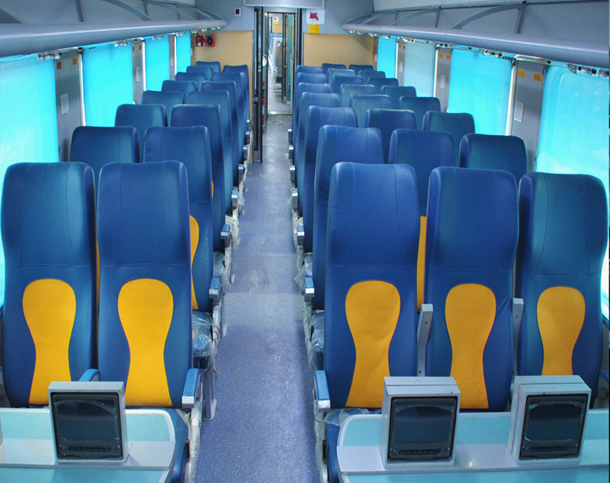 Inside Tejas Express Indian Railways' new high speed, premier AC train