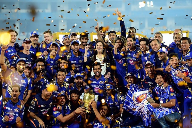 File image of Mumbai Indians lifting the IPL 10 title.