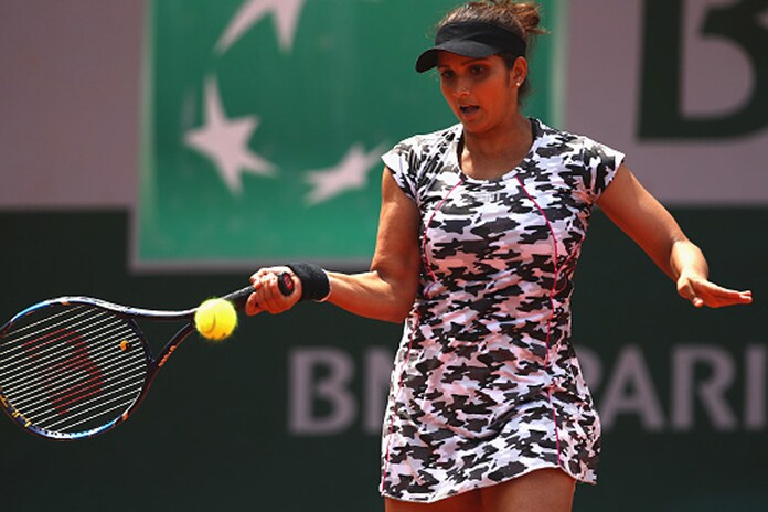 French Open Sania Mirza Loses Rohan Bopanna Leander Paes