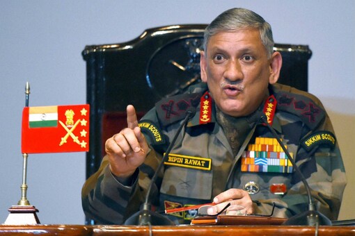 File photo of Army chief General Bipin Rawat. (PTI)