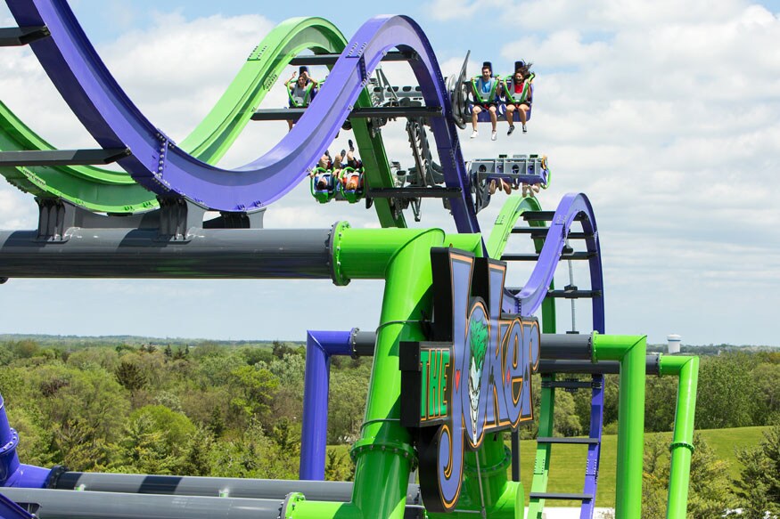 The Joker coasters upend riders at Six Flags parks