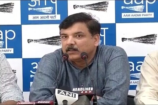 File photo of AAP leader Sanjay Singh.