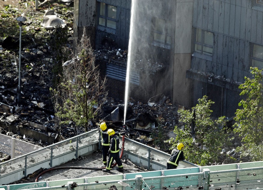 Fire Engulfs Grenfell Tower in West London - News18