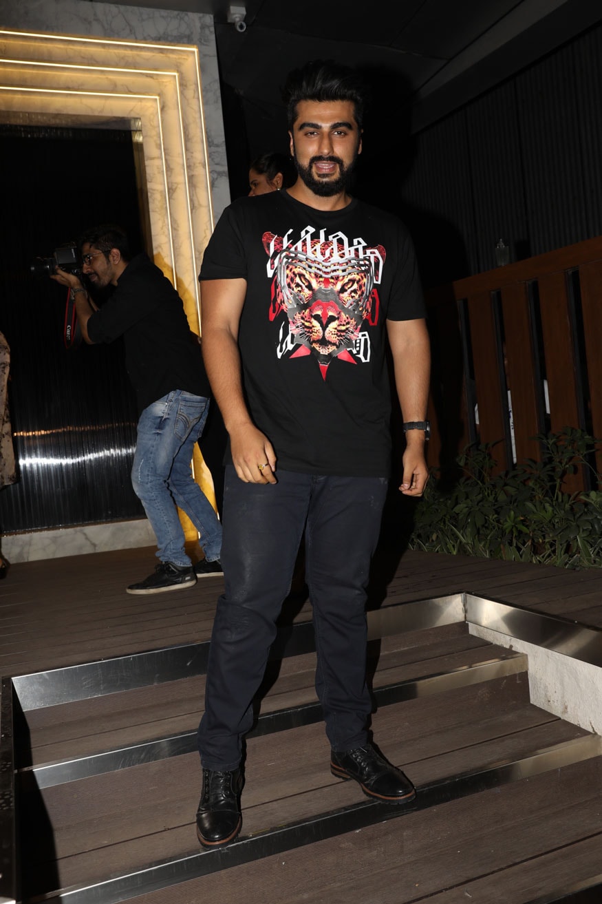Arjun Kapoor arrives at the opening of restaurant 'Arth' designed by Gauri Khan. (Image: Yogen Shah)