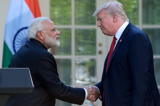 File photo of Donald Trump and Narendra Modi